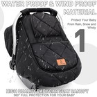Waterproof Winter Baby Car Seat Cover - Cozy   Warm Infant Protection