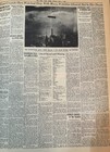 Vintage Hindenburg New York Times News Article Free Shipping Estate Sale Find
