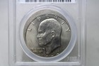 1972-d Mint Error Eisenhower Dollar  1 Pcgs Ms64 Struck 15  Off Center  3088