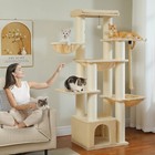 Pawz Road 67  Heavy Duty Cat Tree Large Cat Tower With 13 Scratching Post    4 3 