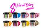 Mica Powder 8 Color Shift Mica Powder  Holographic Glitter For Uv   Epoxy Resin