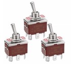 New Heavy Duty Dpdt On-off-on Toggle Switch 20a 125v  15a 250v Screw 3pcs