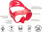 Cressi F1 Frameless Dive Mask Supernova Dry Snorkel Set Wide View Low Volume