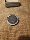 Antique Victorian Tam O    Shanter Pewter And Leather Coin Purse