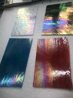  10854 Lot Of 4 Pcs Mixed 8x5    Iridescent Stainedglass Shipfree Picslike U Get 