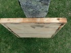 Vintage Hard Wood Butcher Block Top Chopping Cutting Board
