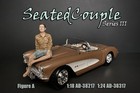 Seated Couple Series Iii American Diorama 1 24 Scale Figure Guy Man Male 2 75 