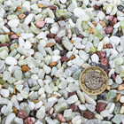 6 Lb Pebbles For Indoor Plants  3 8 Inch Pea Gravel For Fish Tank  Polished Deco