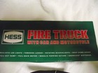 2024 Hess Fire Truck  Car   Motorcycle 60th Anniversary New In Box 