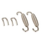 2 Pcs 45mm Motorcycle Exhaust Pipe System Muffler Coil Spring Universal