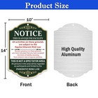 Equine Liability Sign  Statute Horse Barn Stable Farm - 2 Pack  10 X 14 Inch    