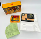 1980s Vintage Kodak Disc 3100 Camera In Original Box   For Parts Or Repair