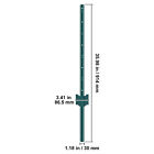 Vevor 3 4 5 6 7 Ft Fence Post 10 6 Pack T-post Heavy Duty Metal Fence Posts