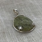Connemara Marble Teardrop Pendant Sterling Silver 925 Filigree Jc Walsh Ireland