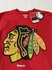 Nwt Nhl Reebok  jersey Crest  Team Primary Logo Graphic T-shirt Men s Sz M