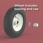 4 80 X 8 In Wheel One Lug Rim W  3 4  Bearing 16  Dot Tire Log Splitter
