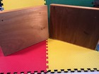 Two Napa Valley Box Company 100 Cassette Tape Wood Storage Wall Holder Free Ship