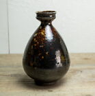 Antique Korean Joseon Brown Glaze Tokkuri  late Joseon  19th Century  Porcelain