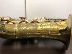 Buescher 400 Top Hat   Cane Alto Saxophone 1940s Elkhart Ind U s a