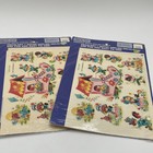 1981 Meyercord Decal Art Decals Old Woman In The Shoe Nursery Vintage 2 Sets