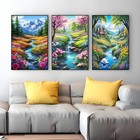 3 Packs Flowers Diamond Art Kits For Adults 5d Diamond Painting Kits For Begi   
