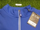 Footjoy Men s Approach Quarter-zip Golf Pullover C c  Logo Blue Medium 30492