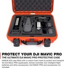 Dji Drone Waterproof Hard Case With Custom Foam Insert For Dji Mavic Pro Orange