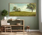 Landscape Canvas Wall Art Green Pictures For Living Room Scenery Bedroom Wall 