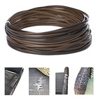 120 Ft Wicker Repair Kit  Plastic Wicker Repair Supplies  Gradient Dark Brown 