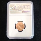 2000 Ngc Lincoln 1c Struck Off Center Error  Philadelphia Rd Copper 8847723-161
