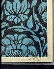 Shepard Fairey Obey Floral Pattern Signed Numbered Screen Print 73 100 Rare
