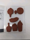 Stampin  Up  Carnival Treats Cling Stamp Set Rubber Food   Drink 162937