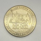 New York New York Casino Las Vegas Nevada  1 Slot Gaming Token Brass 2nd Issue