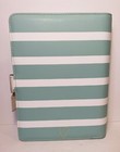 Webster   s Pages Planner  A5 Teal white Planner Kit  With Some Inserts 6 Ring New