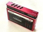 Sony Wm-f30 Walkman Portable Cassette Player Fm Am Radio Red Vintage Japan