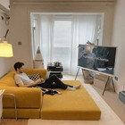 Teddy Sofa Bed Convertible Sleeper Couch Corduroy Folding Pull Out Futon Yellow