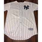 Majestic New York Yankees Didi Gregorius 18 Youth Jersey White Pinstripe L 14 16
