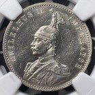 1891 German East Africa 1 2 Rupie Ngc Ms62 Lot mk93 Silver  Nice Unc 