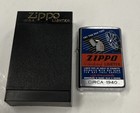 Zippo 1996 Try The Fan Test Advertisment Design Lighter Unfired In Box X5