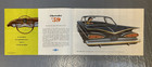 1959 Chevrolet Automobile Car Advertising Fold Out Brochure Vintage Mailer