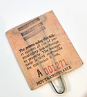 Vintage Colorado Ski Area Geneva Basin Ticket With Wicket Early 70 s