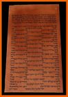 Very Nice Torah Scroll Bible Manuscript Vellum Fragment leaf Israel Judaica
