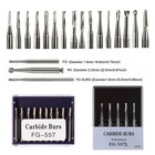 25 Types Dental Round Tungsten Carbide Fg Bur For Surgical High Speed Handpiece