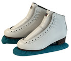 Riedell 117 Ice Skates Womens Size 9 White Figure Skates Nwot Made In Usa