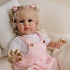 Chubby 24in Lifelike Reborn Baby Dolls Realistic Newborn Toddler Cloth Body Gift
