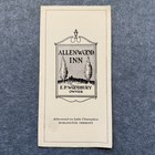 1920s Vintage Allenwood Inn Burlington Vt Views Brochure Lot Japanese Garden