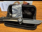 Aurora Knife And Tool Custom Pocketknife S35vn Blade  Titanium Handle
