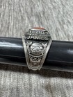 Vintage High School Class Ring Lgb Orange Stone Orange Grove Bulldogs Mens Sz 10