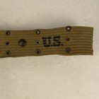 Vintage 1942 Wwii Us Army R m  Co  Canvas M1936 Web   Pistol Belt Khaki Canvas