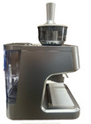 Cafe Bellissimo Semi Automatic Espresso Machine   Frother - Steel Silver - Open 